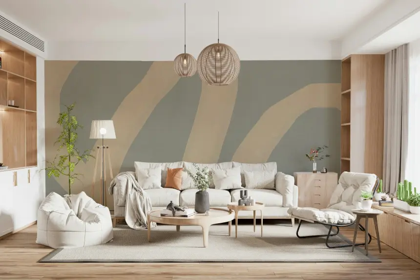 Serene Curves Wall Mural - 2876324
