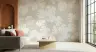 Subtle Monstera Leaf Pattern Wall Mural 8