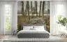 Autumn Forest Bench Wall Mural 8