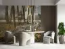 Autumn Forest Bench Wall Mural 6