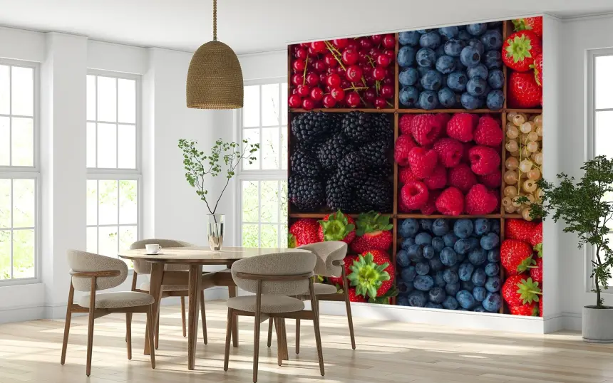 Berry Fresh Delight Wall Mural