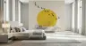 Sunrise Flock Wall Mural 6