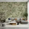 Botanical Birds and Blooms Wallpaper 7