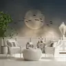 Moonlit Flight Birds Scenic Wall Mural 6