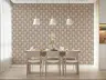 Art Deco Floral Beige Wallpaper 6