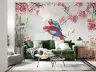 Cherry Blossom Birds Wall Mural 6