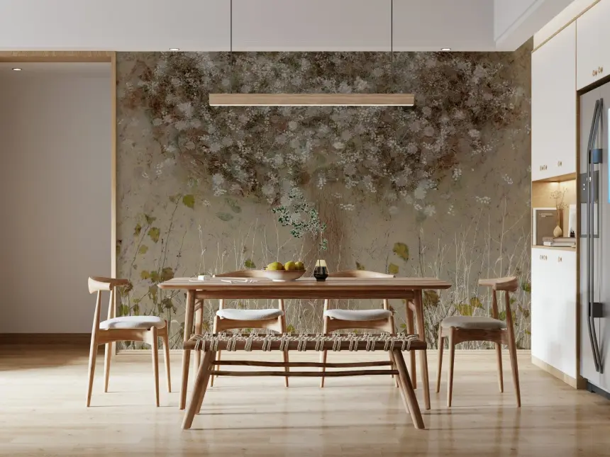 Painted Blossom Wall Mural -2166271