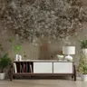 Artistic Earthy Blossom Tree Design Wall Mural 6