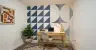Contemporary Geometric Triangles and Arcs Wallpaper 8