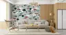 Teal Terracotta Irregular Terrazzo Pattern Wallpaper 8