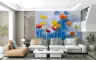 Vibrant Poppy Flower Wall Mural 6