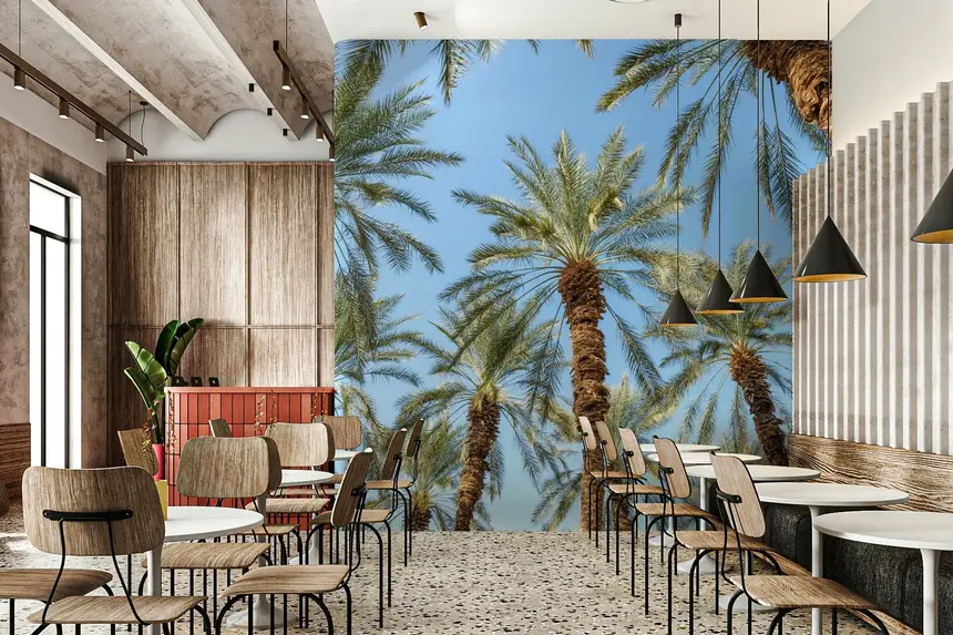 Keep Palm and Carry on Wall Mural
