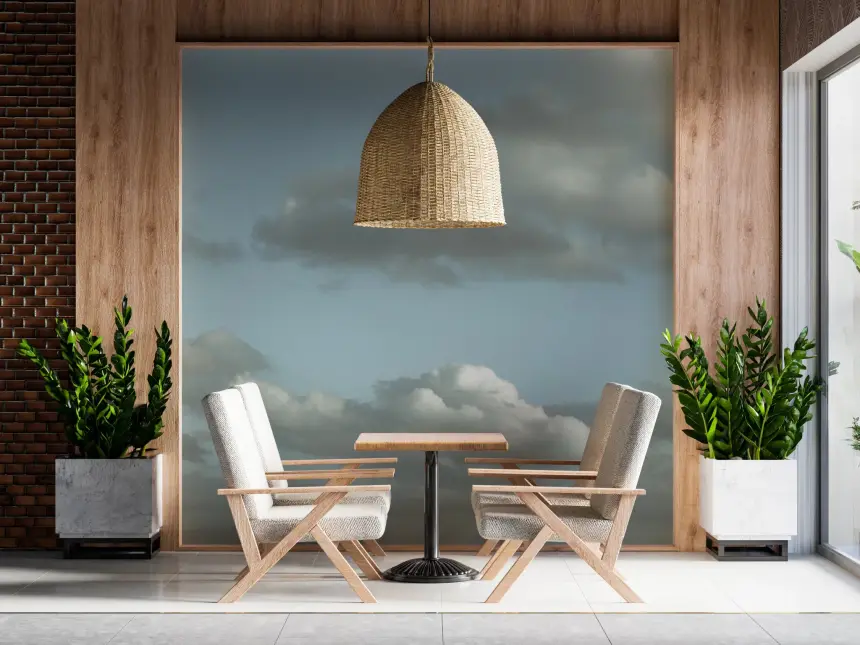 Blue Sky Wall Mural