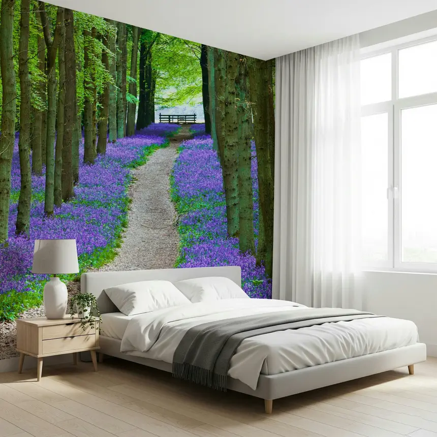 Bluebell Trail Wall Mural