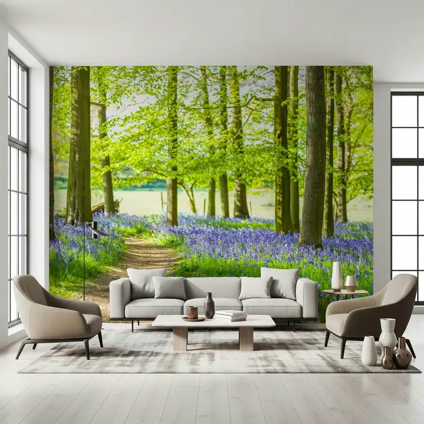 Bluebell Wonderland Wall Mural