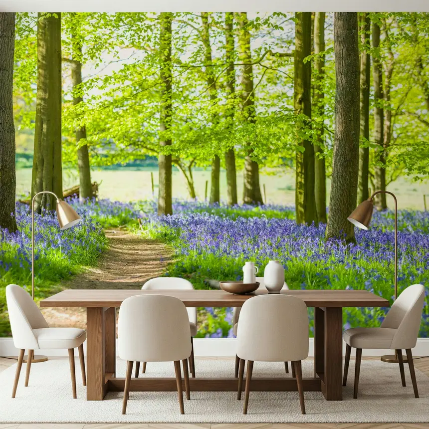 Bluebell Wonderland Wall Mural