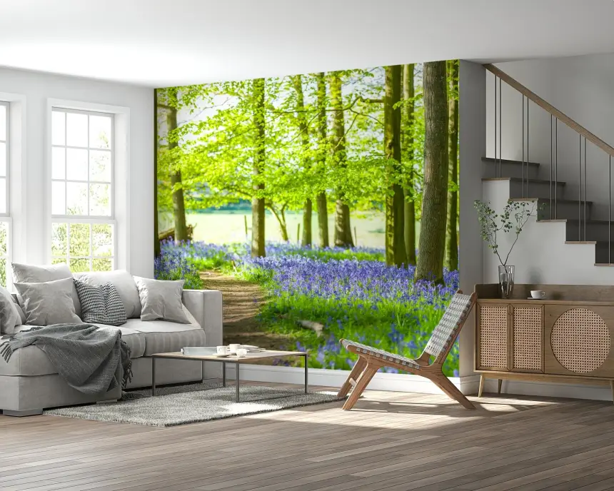 Bluebell Wonderland Wall Mural