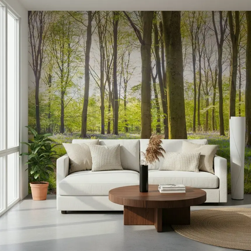 Bluebell Woods Wall Mural