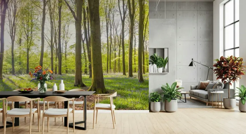 Bluebell Woods Wall Mural