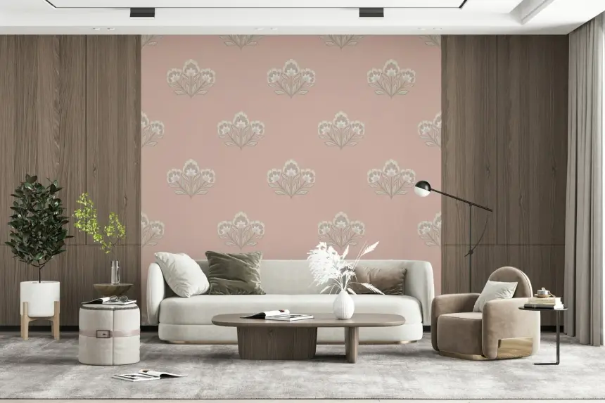 Blush Blooms Wallpaper