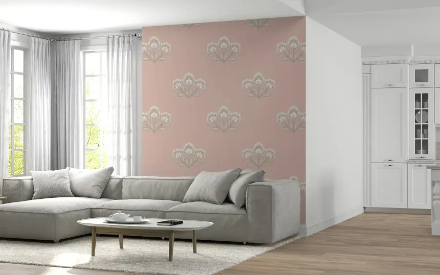 Blush Blooms Wallpaper