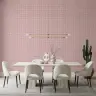 Blush Pink Hand-Drawn Grid Texture Wallpaper 6