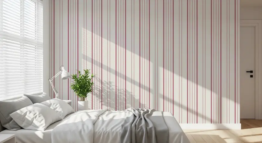 Blush Stripes Wallpaper