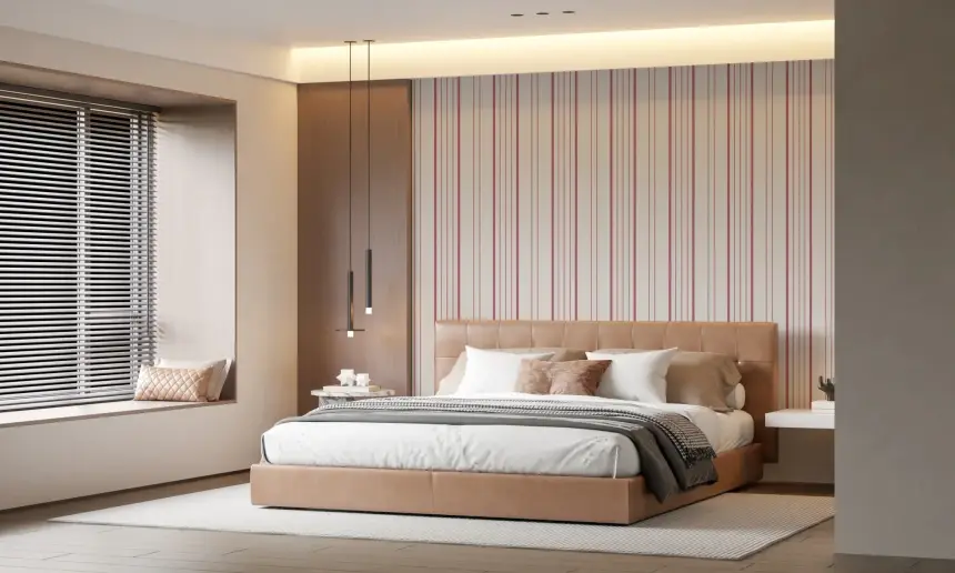 Blush Stripes Wallpaper