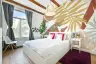 Sage Ochre Terracotta Layered Tropical Wallpaper Mural 8