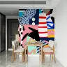 Modern Abstract Patchwork Wall Mural 8