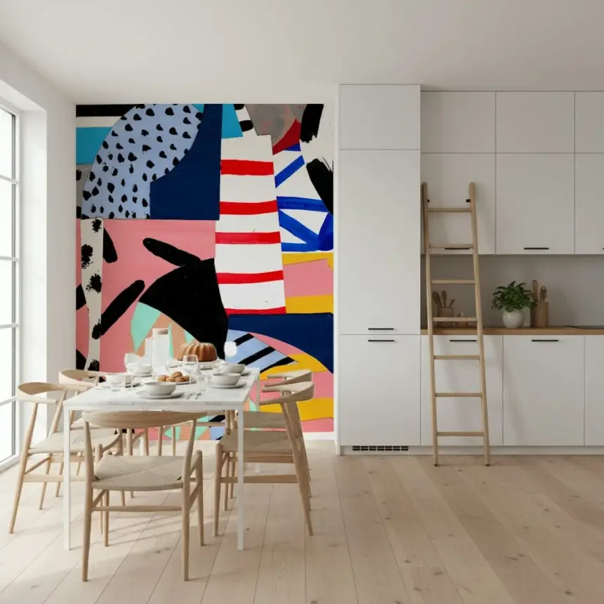 Cut & Paste Chaos Wall Mural