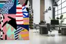 Modern Abstract Patchwork Wall Mural 6