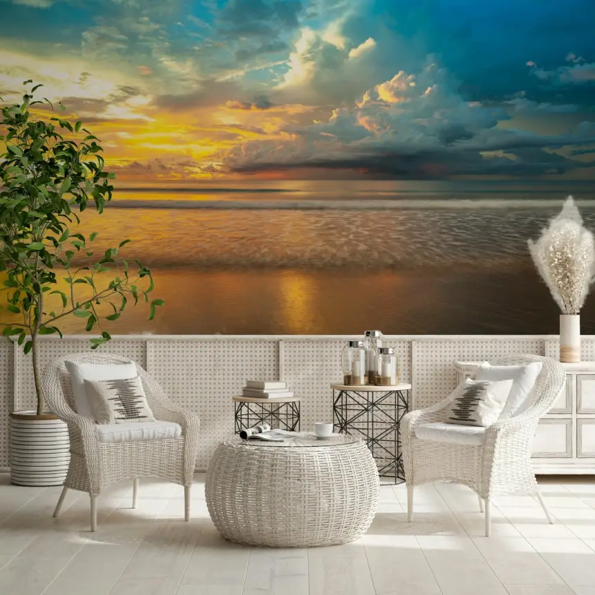 Borneo Beach Wall Mural