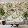 Botanical Bird and Branch Wallpaper 6