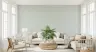 Delicate Sage Green Art Deco Fan Pattern Wallpaper 8
