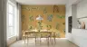 Yellow Botanical Lattice Wallpaper 7