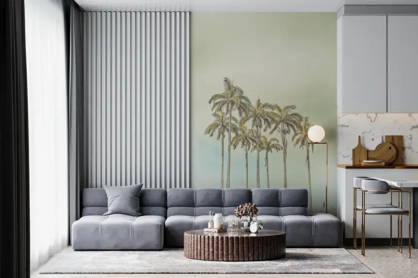 Breezy Palms Wall Mural