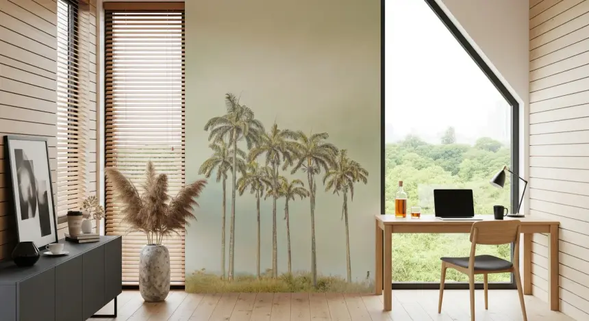 Breezy Palms Wall Mural