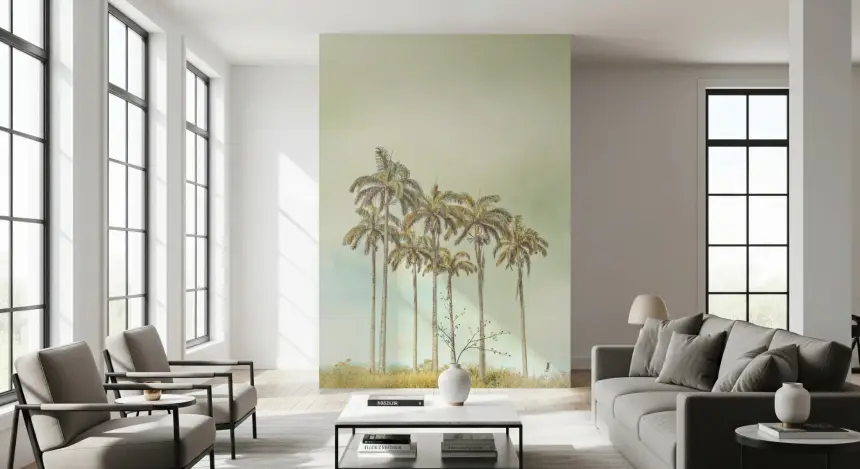 Breezy Palms Wall Mural
