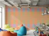 Modern Pastel Rounded Rectangle Wall Mural 7