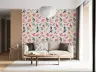 Vibrant Watercolour Birds Pattern Wallpaper 8
