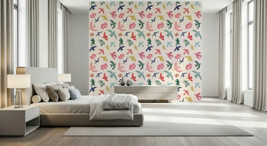 Bright Freedom Birds Wallpaper