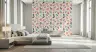 Vibrant Watercolour Birds Pattern Wallpaper 7