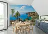 Azure Coastal Cliffs Scenic Wall Mural 8