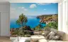 Azure Coastal Cliffs Scenic Wall Mural 7