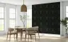 Charcoal Bronze Damask Foliage Wallpaper 5