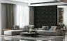 Charcoal Bronze Damask Foliage Wallpaper 6
