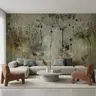 Ethereal Botanical Silhouette Wall Mural 7