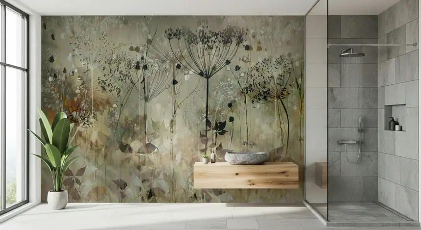 Floral Echoes Wall Mural -2341454