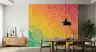 Dynamic Abstract Oil Drop Gradient Wall Mural 7